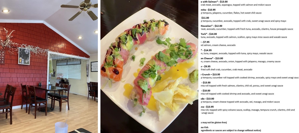 Little Kyoto Menu
