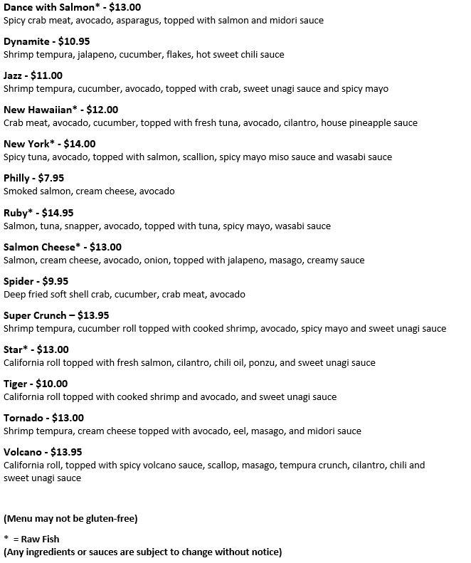 Little Kyoto Menu image 1
