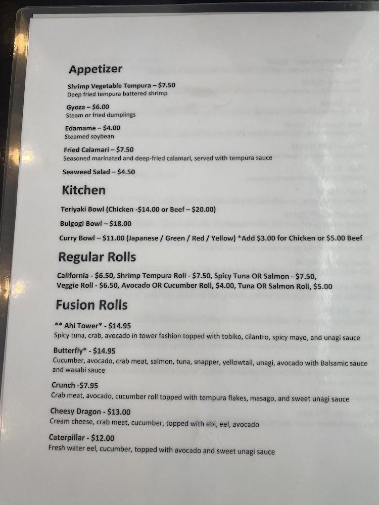 Little Kyoto Menu image 4